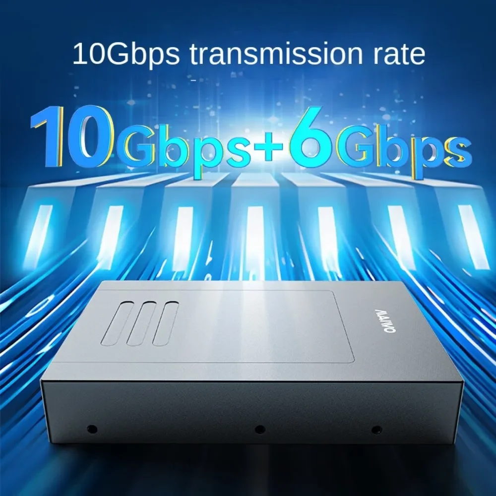 MAIWO M.2 NVMe SATA SSD-Gehäuse 2,5 Zoll HDD SSD Dockingstation mit USB 3.0 Hub USB-C-Adapter für PC Laptop Datenübertragung
