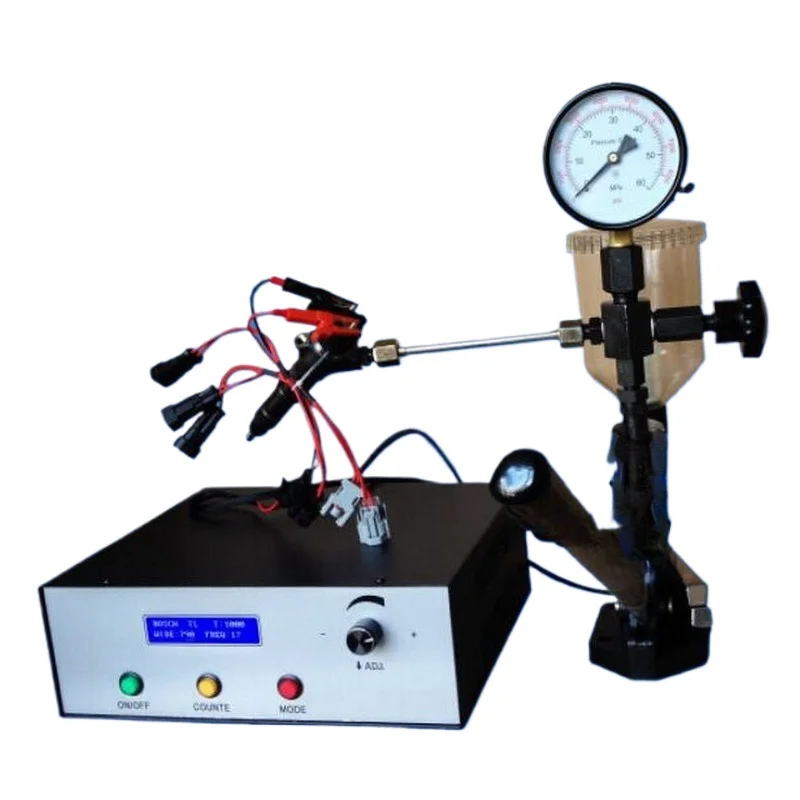 

Test equipment, production of common rail injectors, controllers, pump nozzles