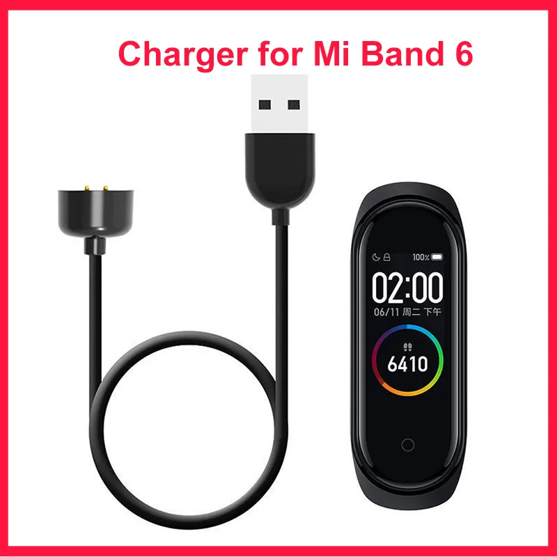 Fil de chargeur magnétique pour Mi Band 5 6, câble de charge à noyau de cuivre pour ata band 6 5, adaptateur de chargeur USB portable Smartband