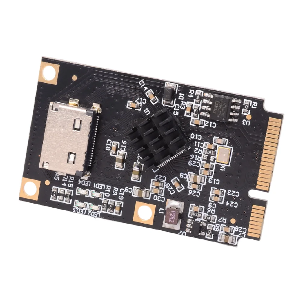 Mini PCIe To 4-port 6Gbps SATA SFF-8612 Riser Card Expansion Straight Through Non Array Card Does Not Support SAS