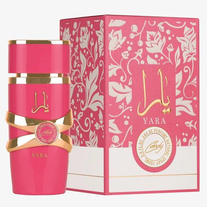 Yara Candy 3.4 oz Eau De Parfum for Women - Vanilla, Fruity, Citrus, Floral - Lasting Fragrance
