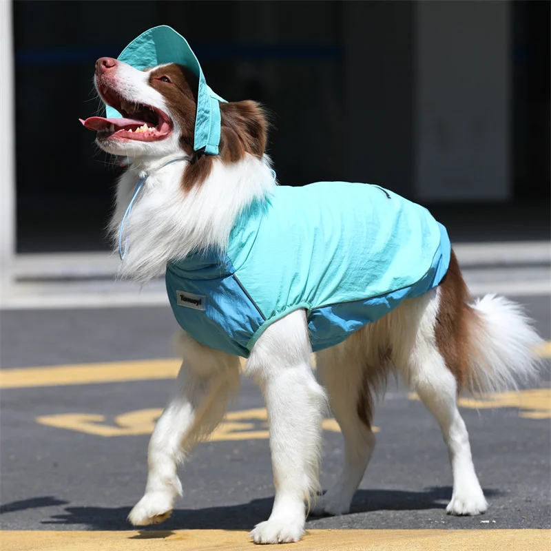 

Летняя одежда для собак: защитный жилет от солнца для шнауцеров, пуделей, хаски, бордер-колли, золотистых ретриверов, самоедов, лабрадоров и крупных пород собак