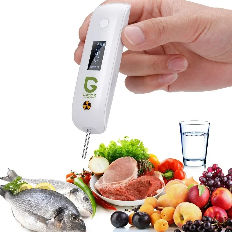 Upgraded Version Greentest ECO Mini Mobile Phone Apps Detects Fruits Vegetables Meat Water and Radiation Food Safety Monitor