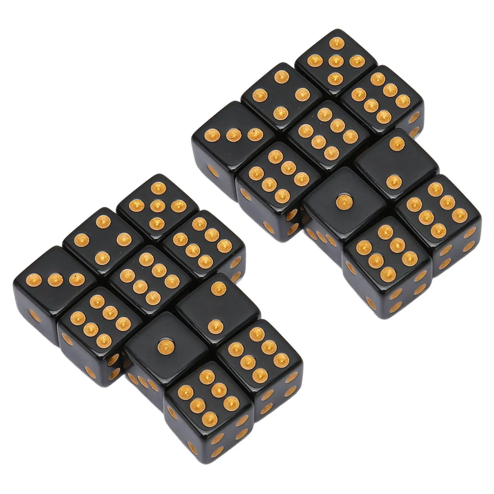 

Прочные 6-сторонние игральные кости для настольных игр для обучения математике, поделок и обучающих занятий