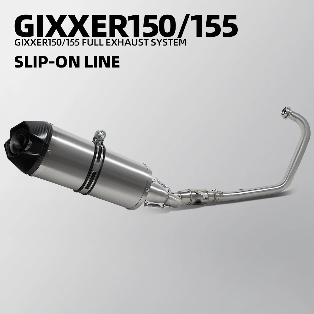 Tubo de escape delantero GIXXER 150 para Suzuki GIXXER 155/150 SF155/SF150, sistema de escape para motocicleta, silenciador de escape.