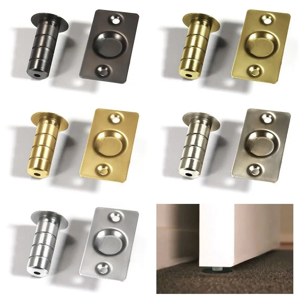 

Buffer Door Stopper New Stainless Steel Magnetic Door Holder Hardware Invisible Door Touch Door