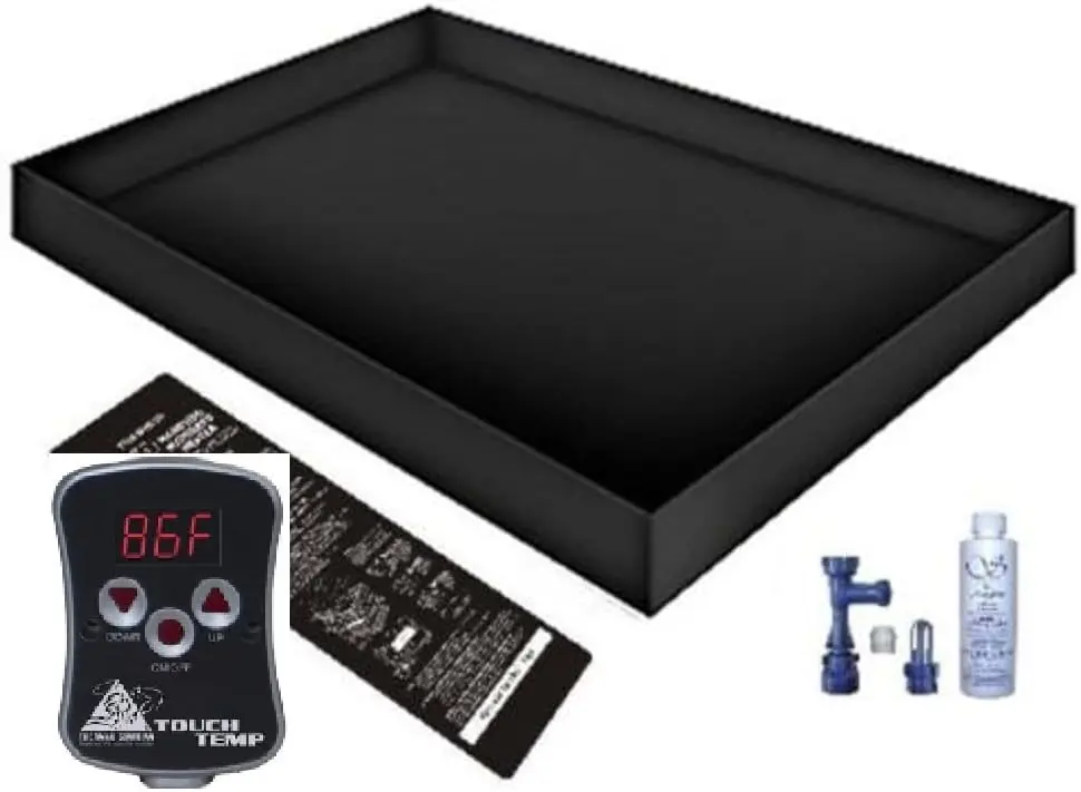 100%+ WAVELESS WATERBED Mattress/Liner/Digital Heater/Fill Drain/Conditioner KIT (Queen 60x84 1L8GT2)