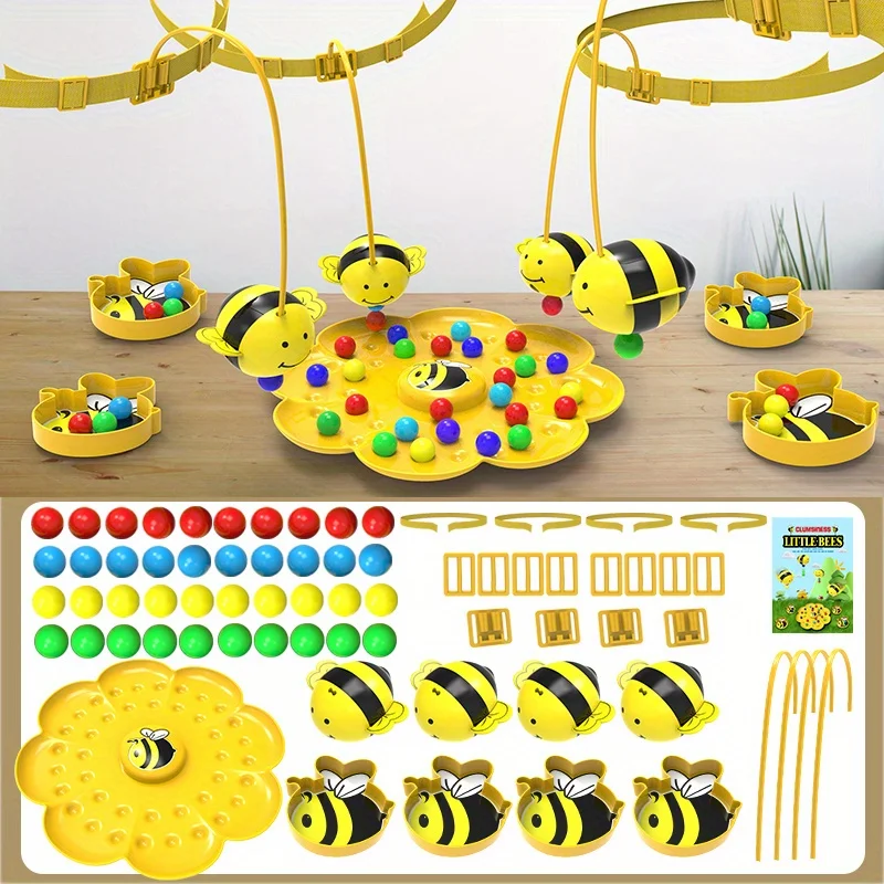 Clumsy Little Bumblebee Multifunctional Board Game Puzzle Fishing Toys Little Girl Boy Student Gift Christmas Party Favor