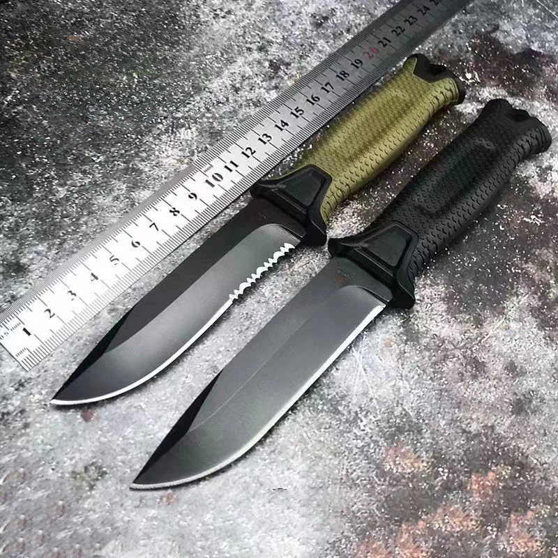 2024 New Stainless steel sharp fixed blade blade for outdoor camping survival EDC knife with sheath window breaker