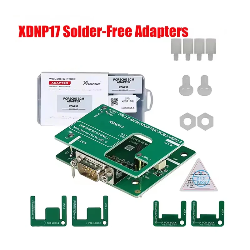 محول Xhorse XDNP17 بدون لحام لمحول Porsche IMMO BCM يعمل مع جهاز برمجة VVDI Prog MINI PROG KEY TOOL PLUS