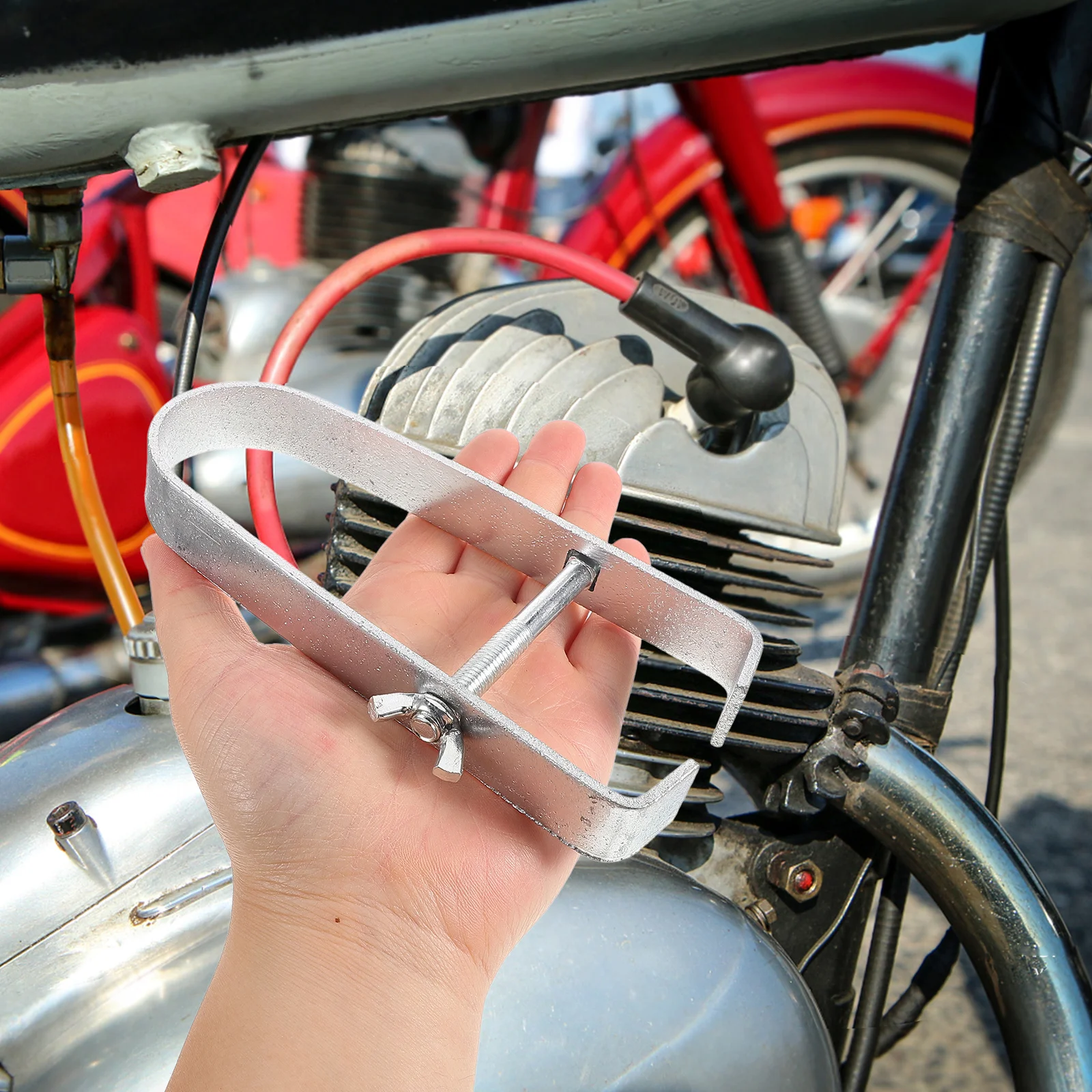 

1 set 1 Set Piston Ring Compressor Tool Kit For Car Engine Repair Engine Piston Installation Maintenance Compression Pliers Set