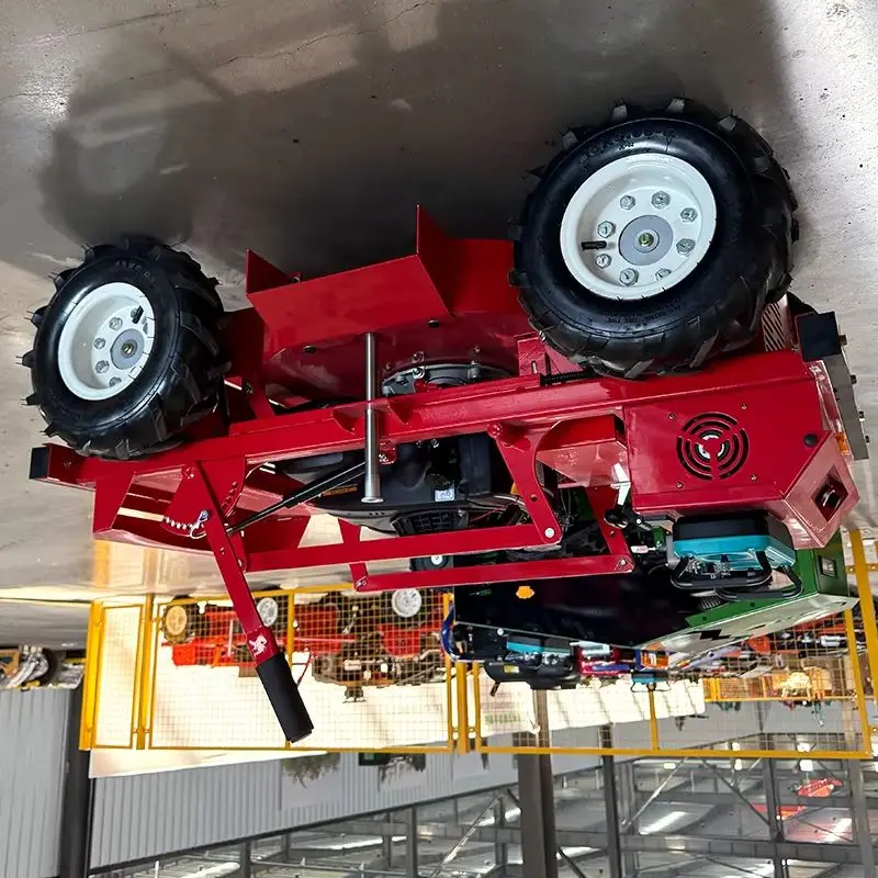 맞춤형 600mm 원격 제어 잔디 깎는 기계, 무선 제어, 4륜 구동, 모든 지형에 적합, CEEPA 인증