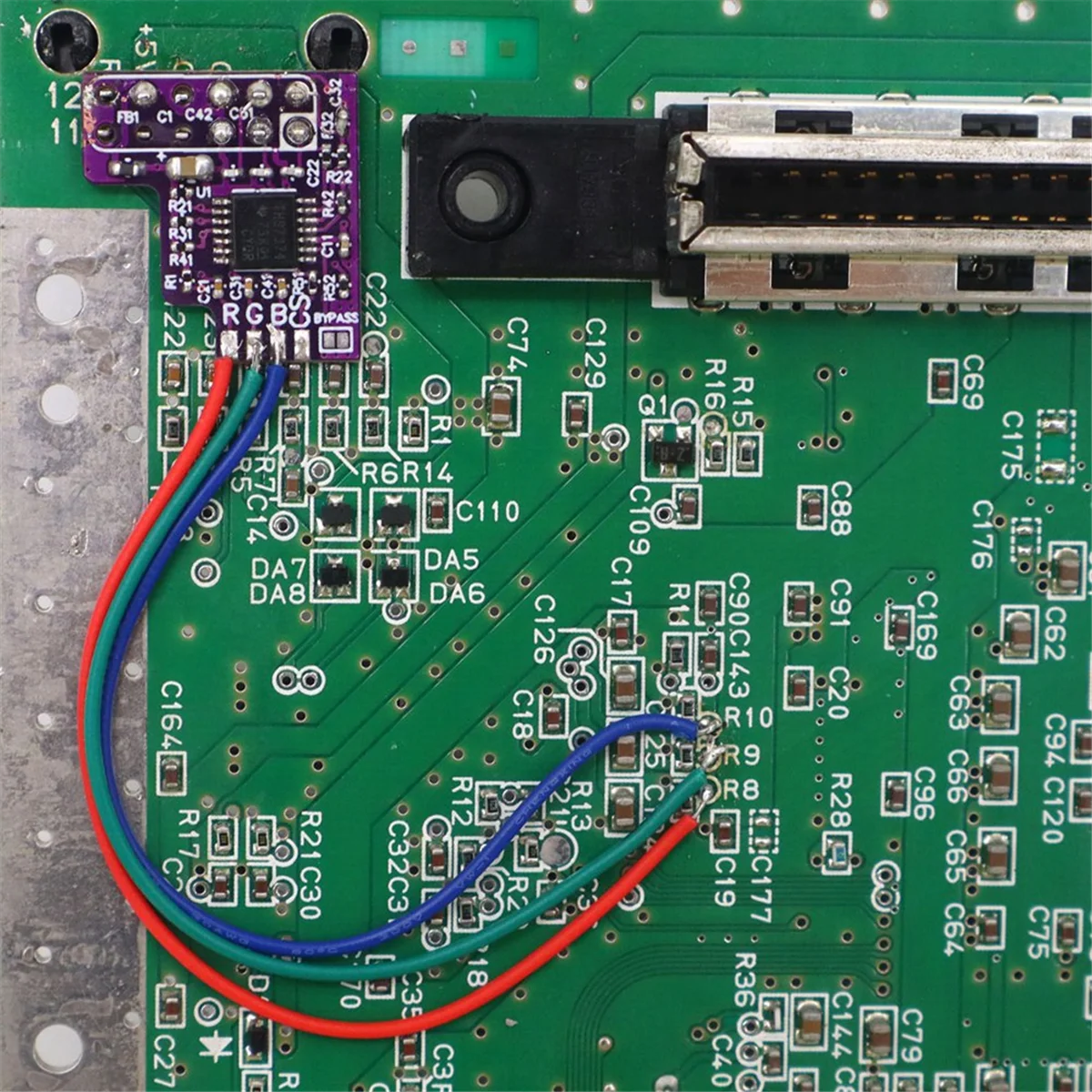 

For N64 RGB PCB for N64 NTSC Consoles RGB MOD Kit for N64 NTSC HOT