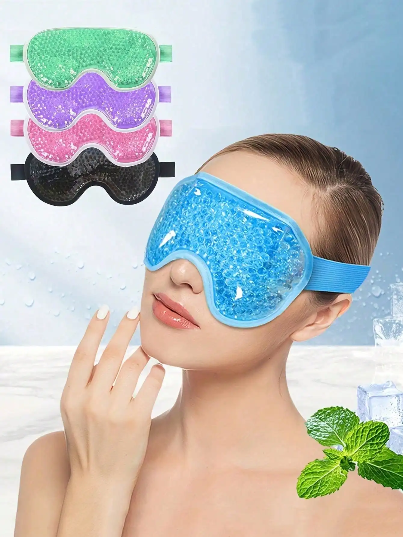 AliExpress – Reusable Cooling Gel Eye Mask Dual Purpose Hot Cold Therapy PVC Soft Ice Mask Relieve Eye Fatigue Relax Eyes Suitable For All Skin Types Portable Travel Eye Care Accessory