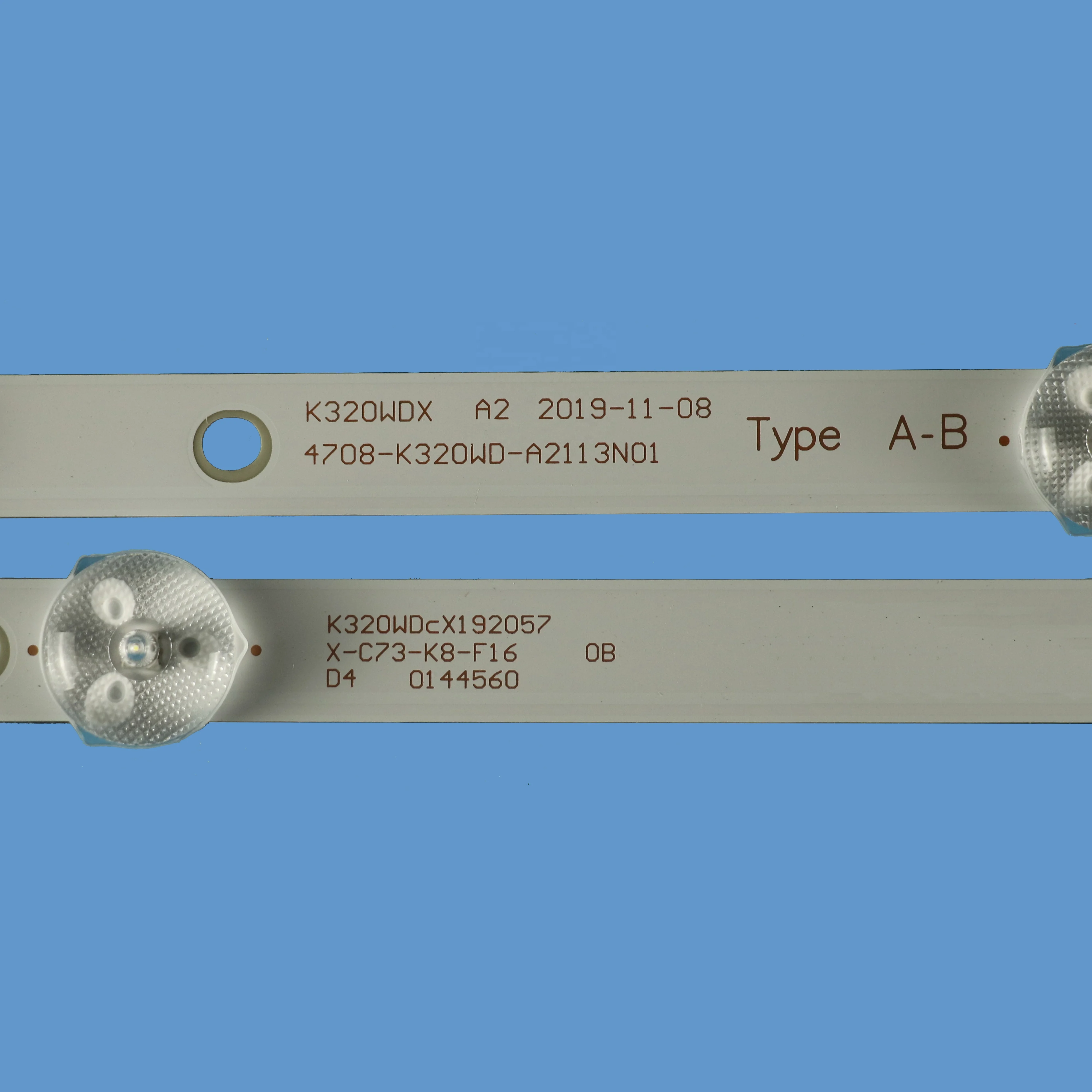 Tira de luz de fundo de TV para TV, tipo A-B, 6LED para 32 \