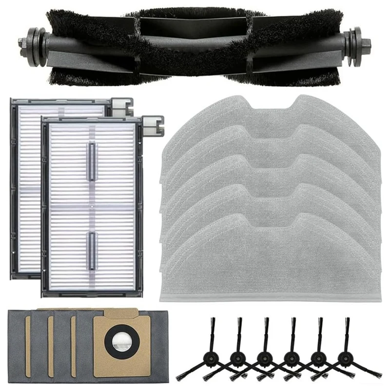 掃除機ロボットアクセサリー,掃除機アクセサリー,メインブラシ,Hepaフィルター,モップクロス,ダストバッグ,Eufy x8 proシリーズ,x8 pro,sesに適しています