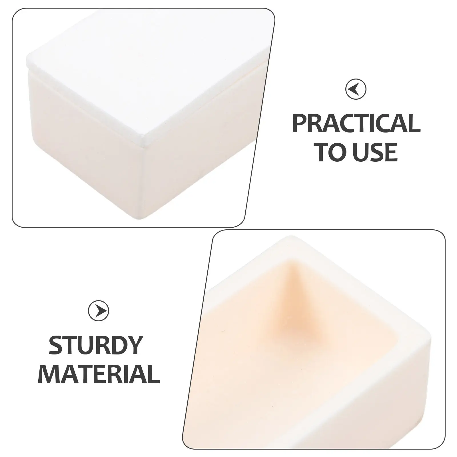 High Temperature Corundum Crucible Alumina Boat with Lid Semi Circular Rectangular for Lab Experiments Metal Melting Silver Gold