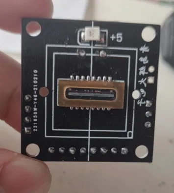 Customized TCD1103 linear array CCD module development for USB and serial port high-speed transmission scanning imaging