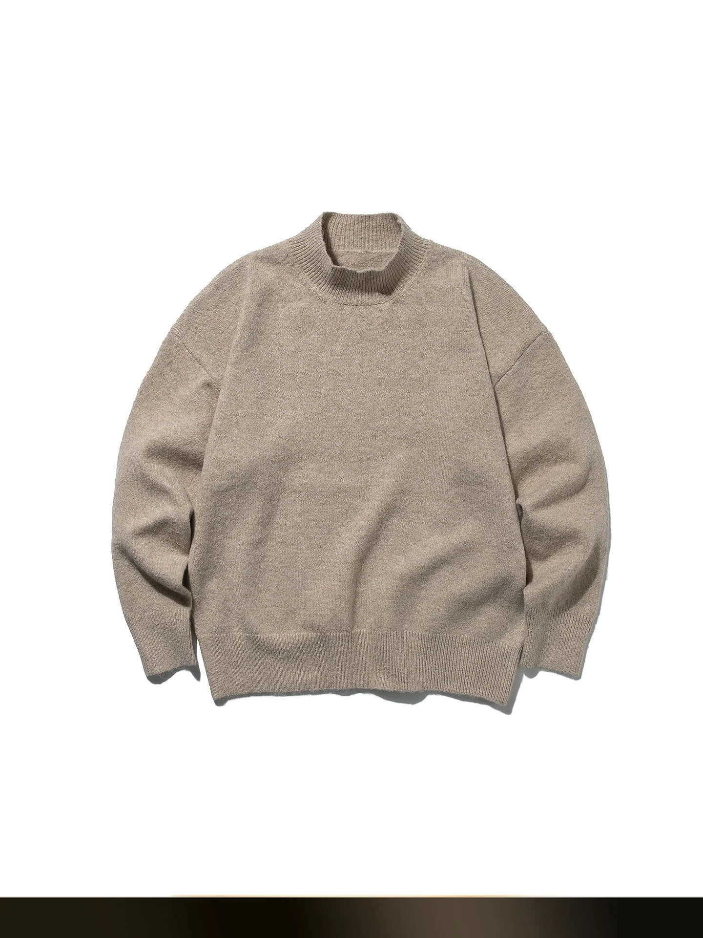 

Retro Japanese Sle Loose Fit Thermal Knitwear f High Collar Sweater for Couples Autumn Winter New Arrival Warm Base Layer