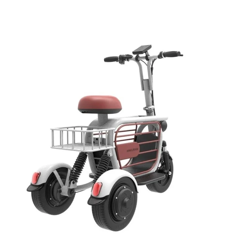 Elektrisches Dreirad, kleiner Roller, Freizeit-Batterieauto