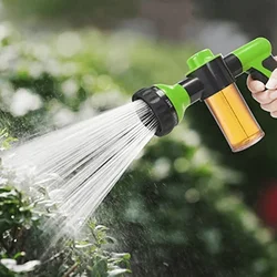 1pcs high-pressure hose foam spray unit, 8 irrigation modes, garden hose snow bucket foam nozzle with soap dispenser