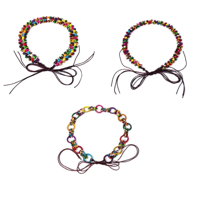 

Girl WaistChain Braid Beads Chain for Dress Braided Belt Beach Party Summer