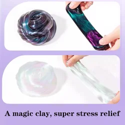 Christmas Gift, Liquid Glass Mud Repeat Play, Elastic, Brushed, Stress Relief, Colored Clay. Novelty, Knead And Decompress