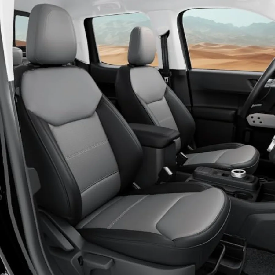 

Чехлы для сидений Ford Maverick XL XLT Lariat Lobo Tremor 2022-2026, полный комплект, люкс, на заказ, водонепроницаемые