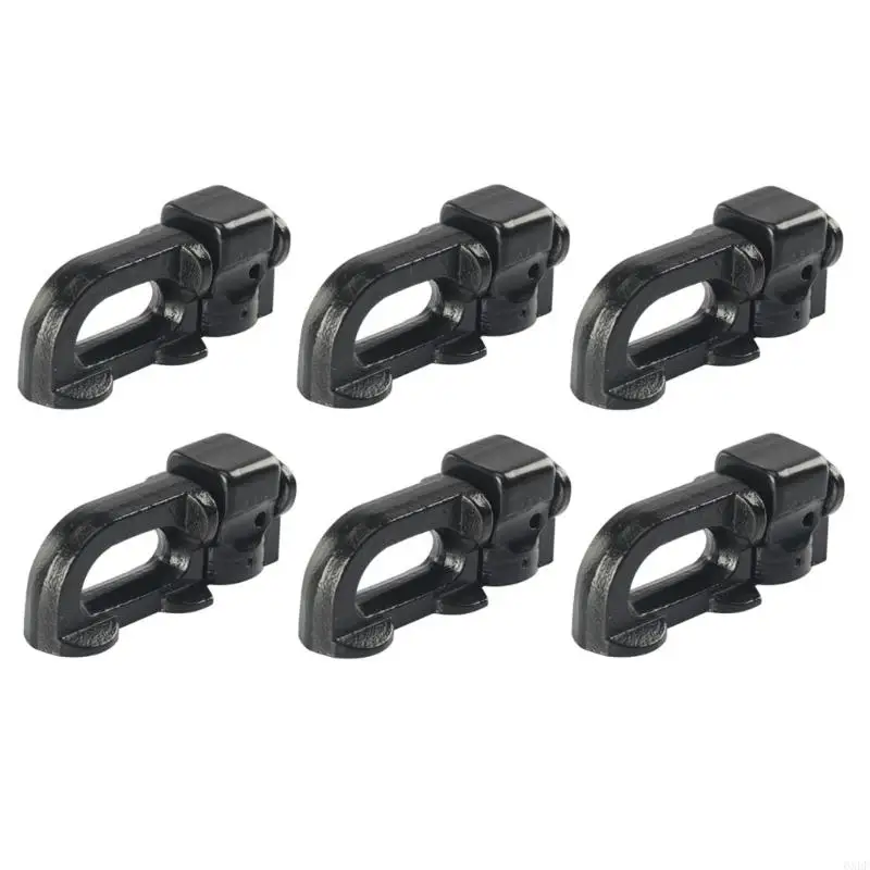

2025 New Double Bolt Fastening Clamps For Campers Tracks Carbon Steel 110LBS Load Capacity L Track Tie Down Fitting