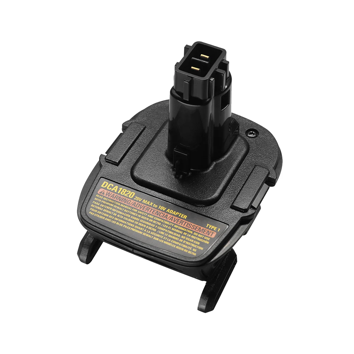 Lithium Battery Adapter Protection Case Kit, caixa plástica para Dewalt, conversor, Dca1820, 20V