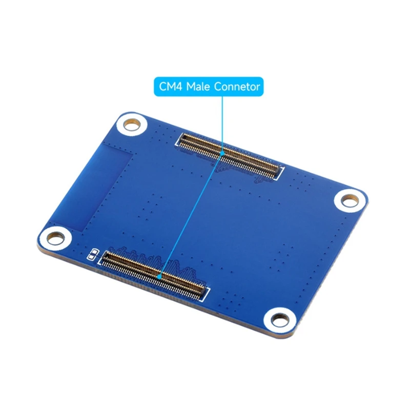 CM4-Adapter mit KÜHLKÖRPER für Raspberry Pi CM4-Schnittstellenanschluss-Schutzplatine, oft Testplatine für Raspberry Pi CM4-AU32