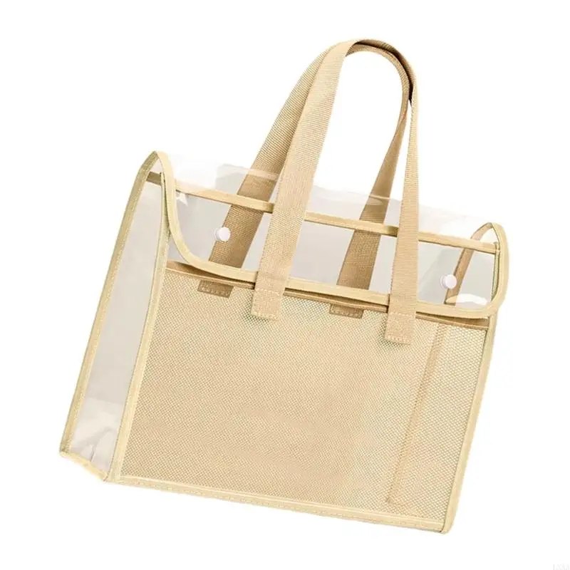 

LXAA CLEAR FILE Организатор, несущий сумку, прозрачный ПВХ документа Организатор Организатор, папка для портативной книжной для