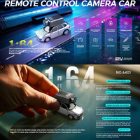 WL Tech New 6401 1:64 APP FPV RC Camera Car - Built-in Gyroscope, Smartphone Wireless Controlled Vehicle