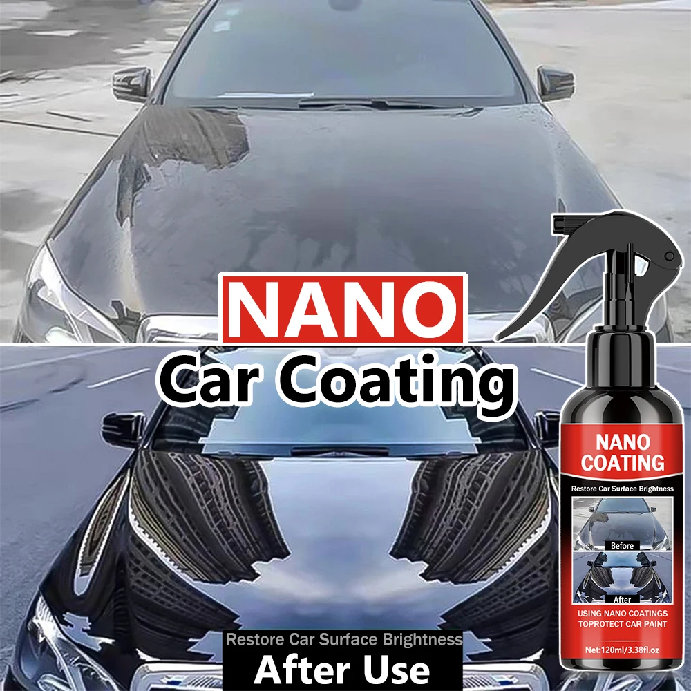 Graphene Nano Ceramic Car Coating Kit - Universal Professional Car Beauty, High Gloss Car Paint Protection, Long-Lasting Gloss