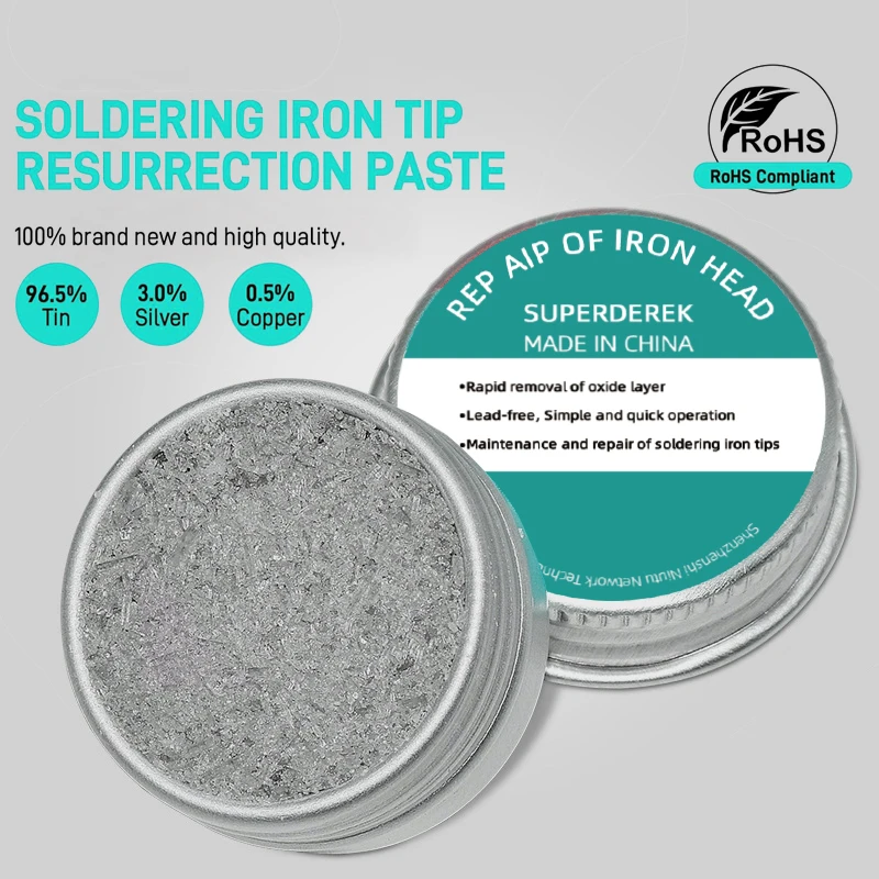 Soldering Iron Tip Refresher Non-stick Tin Solder Cream Clean Paste Oxide Solder Iron Tip Refresh Tip Tinner Activator