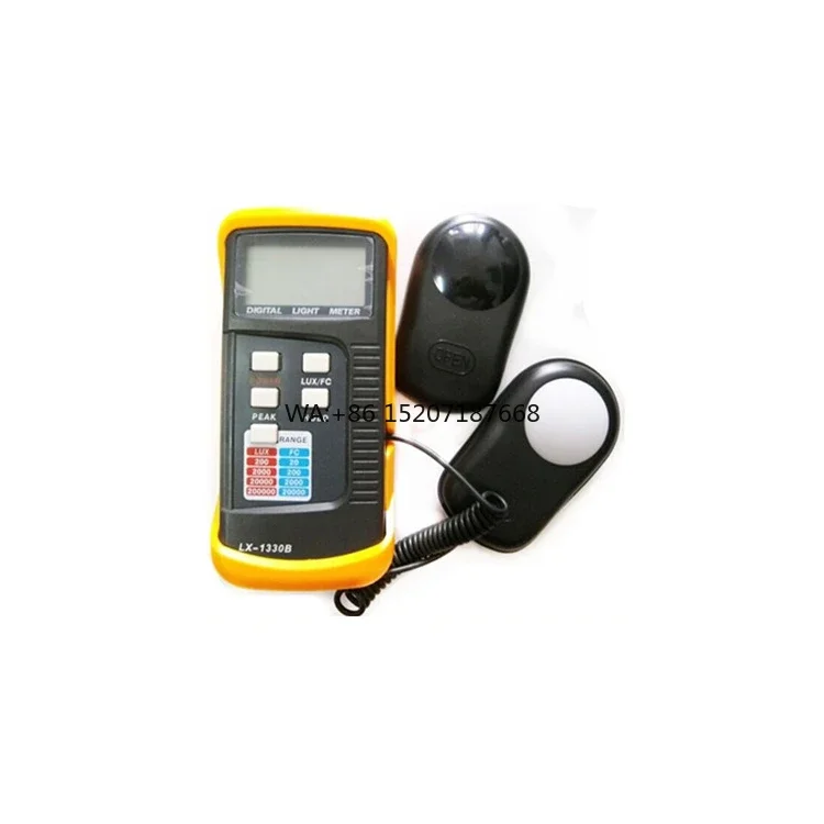 

LX1330B Цифровой люксметр освещенности с ЖК-дисплеем 0-200 000 люкс-метр с функцией удержания данных и пикового чтения