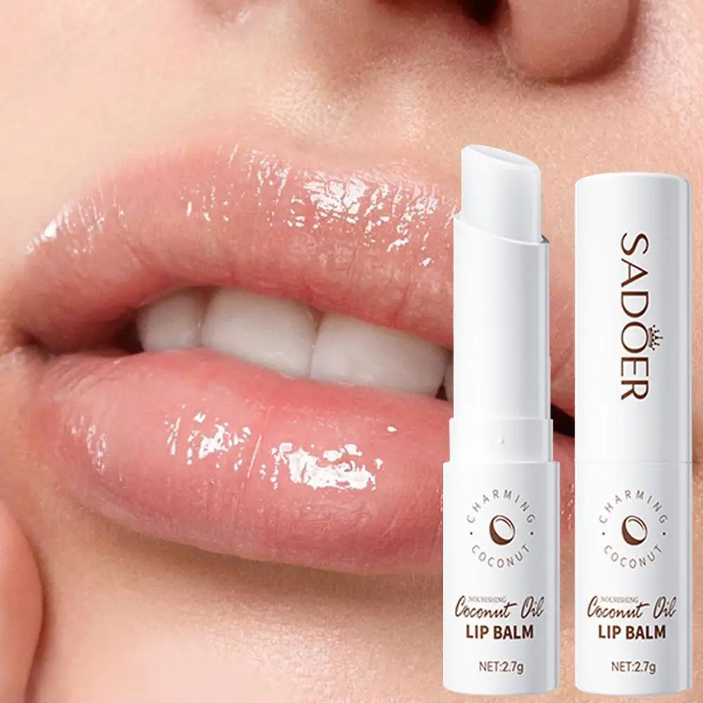 

SADOER Coconut Lip Balm Lasting Nourishment and Moisture Repair Nourishing Lipstick Lips Moisturizing Anti Cracking Hydrating