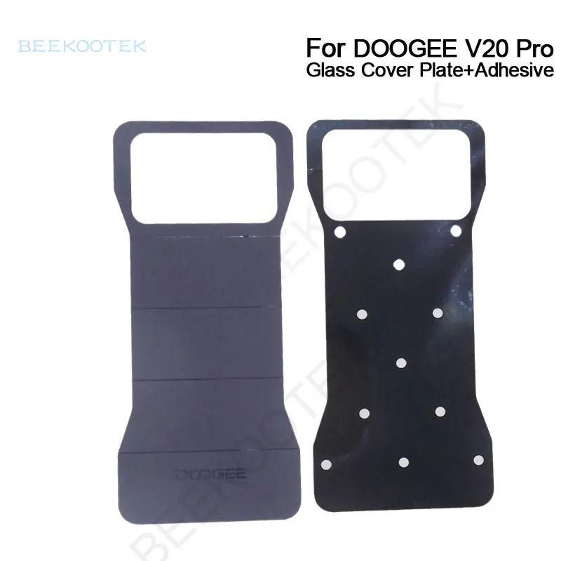 

New Original DOOGEE V20 Pro Battery Cover Back Case Housing Glass Cover Plate With Adhesive For DOOGEE V20 Pro Smart Phone