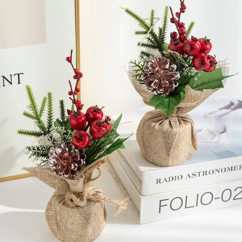 Artificialplant flower Hotsale Home vase living room festival party Outdoor Garden wedding decor Christmas tree potting DIY gift