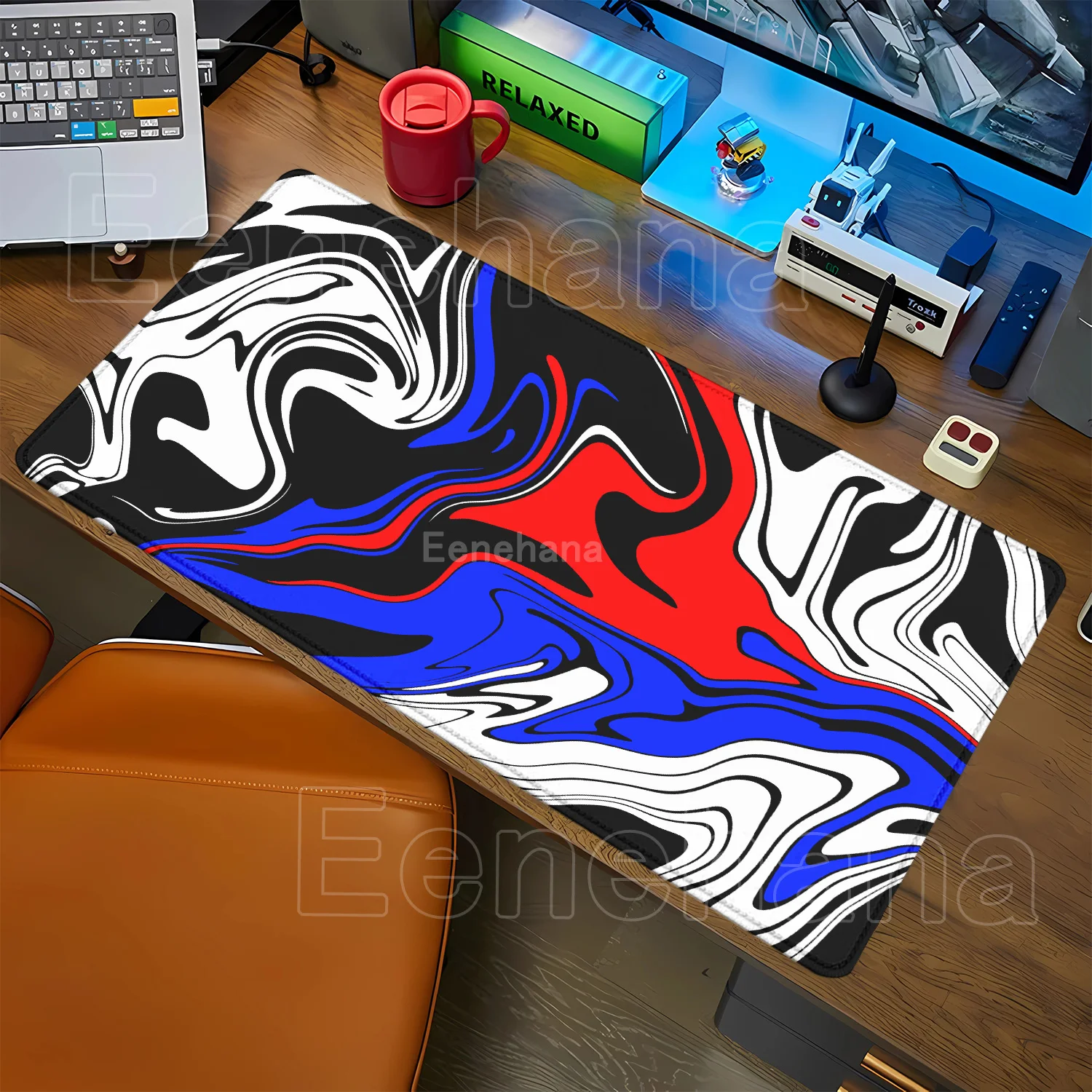 

Коврик для мыши New Strata Liquid Fluid ‌ Коврик для мыши с клавиатурой в стиле аниме для ноутбука, большой коврик для мыши 400x900 мм, игровой офисный коврик XXL, оверлок, настольный коврик