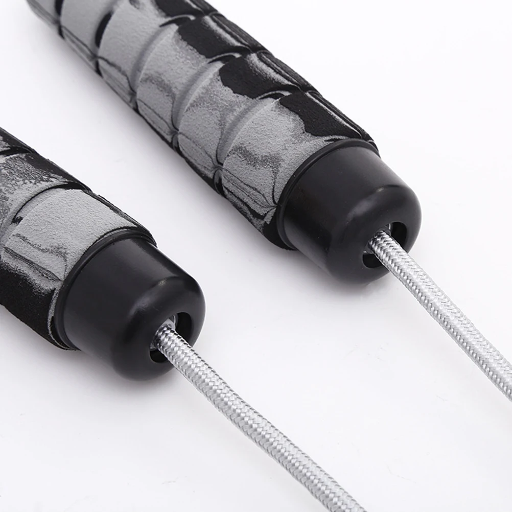

Weighted Jump Rope Fitness Gym Skipping Adult Workout Duplex Bearing Handles Foam Anti Slip Cardio Training