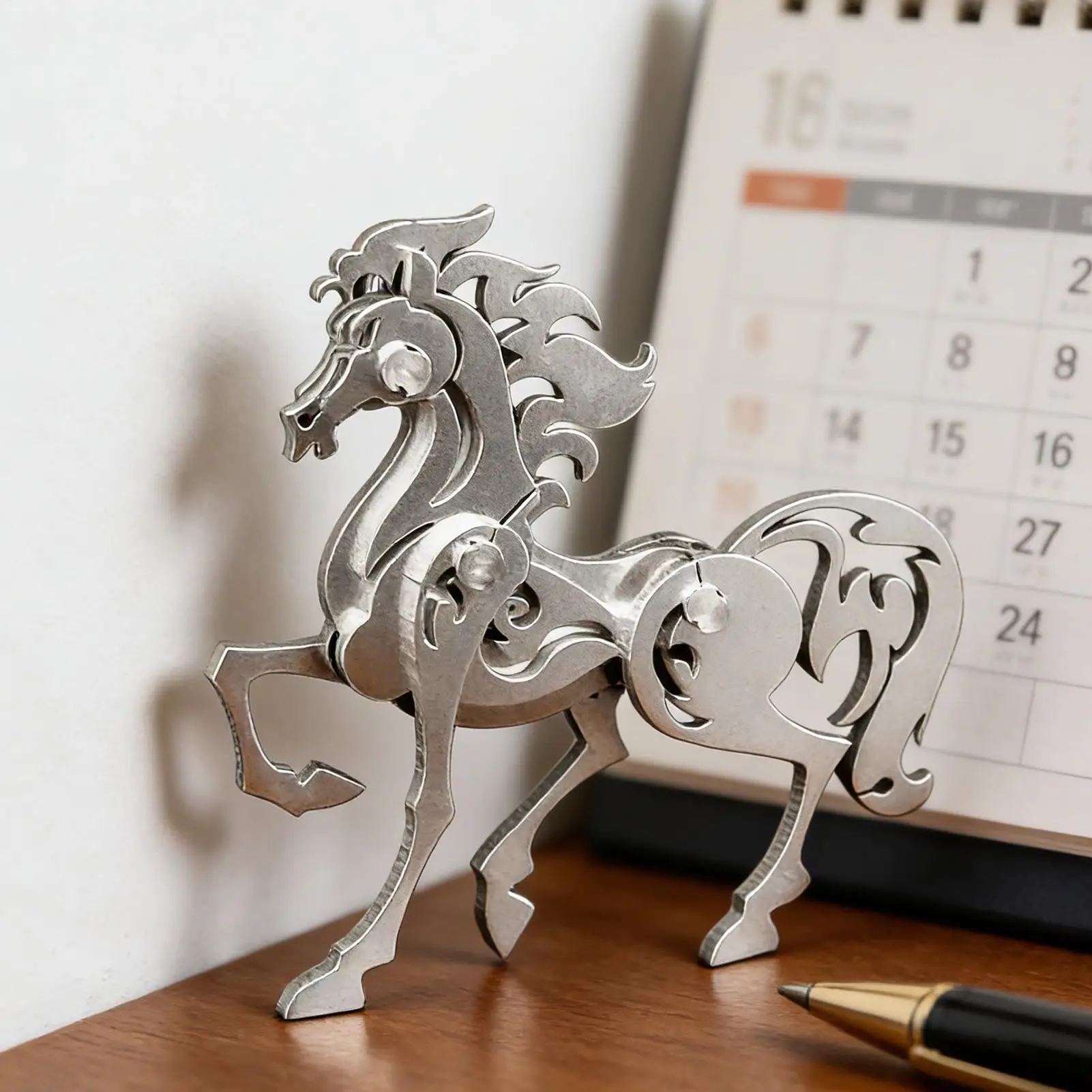 3D 금속 동물 퍼즐 게임 장식용 스테인리스 스틸 워크래프트 DIY 키트 분리형 직소 퍼즐 생일 선물 장난감 가정용