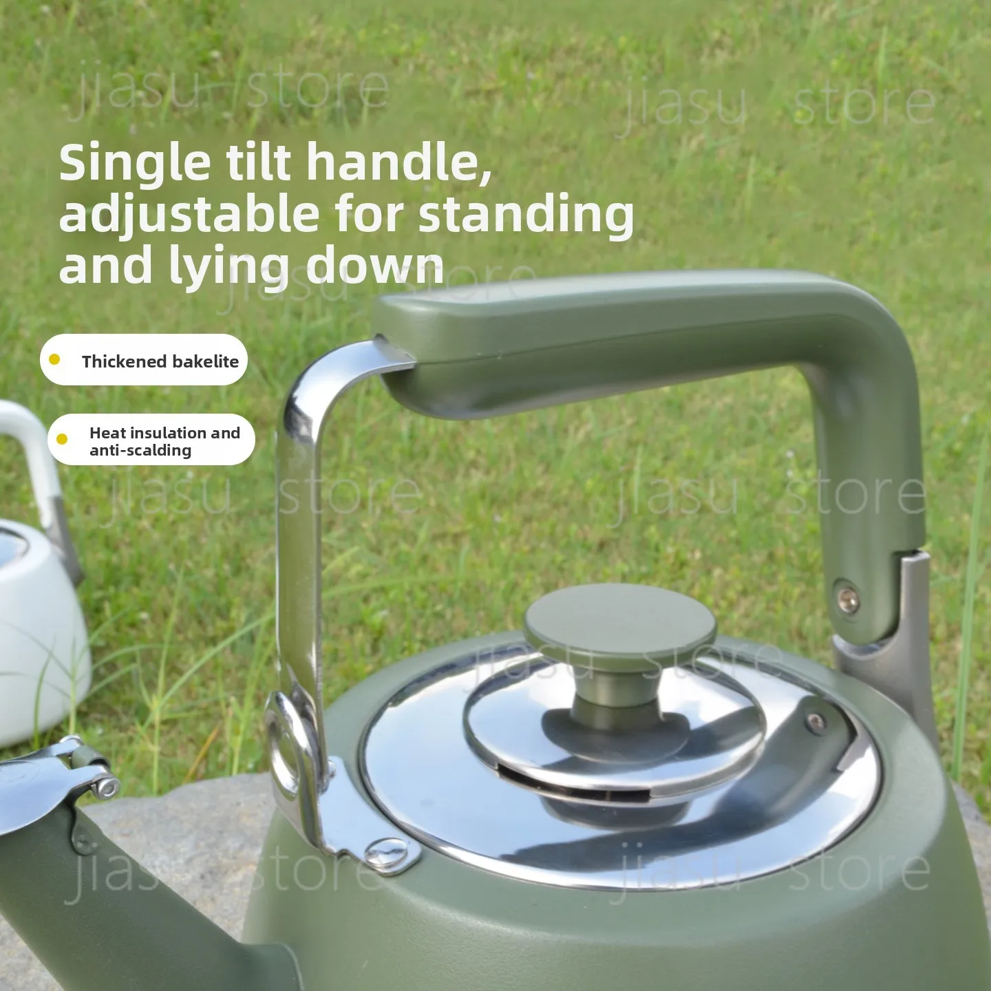 Small Capacity 304 Stainless Steel Kettle, Whistling Water Boiler Compatible with Gas Induction