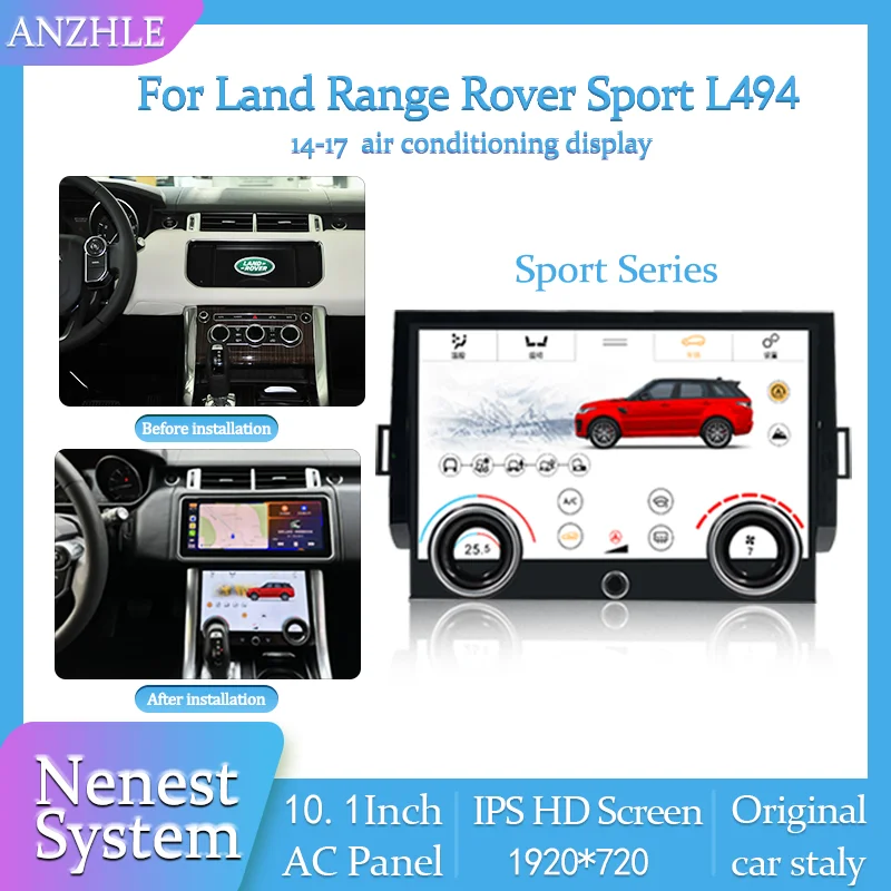 

AC Panel For Range Rover Sport L494 2014-2017 With Night Or Day Modes And Air Conditioning Control Climate Board Car Radio