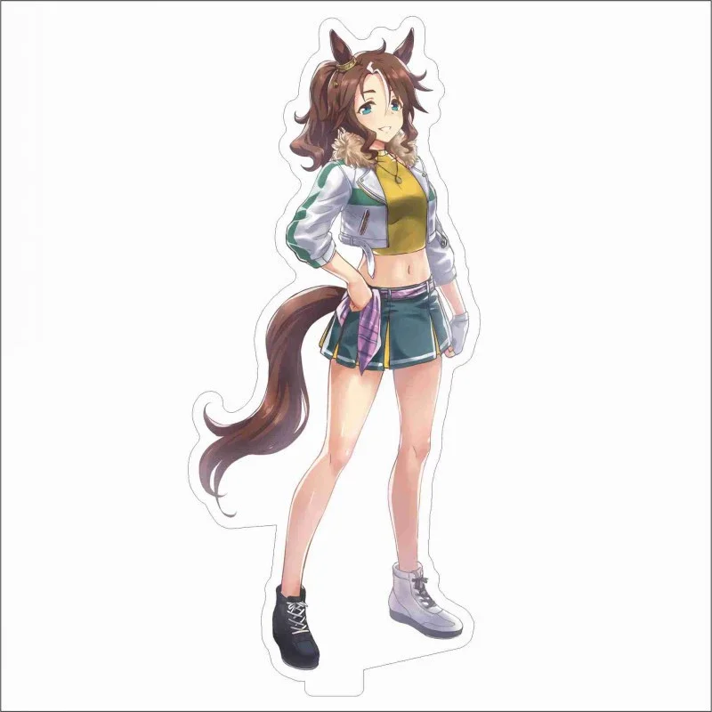 15CM GAME Pretty Derby Cosplay Acrylic Stand Duramente Akikawa Yayoi Special Week Figure Stand Ornaments Christmas Gifts