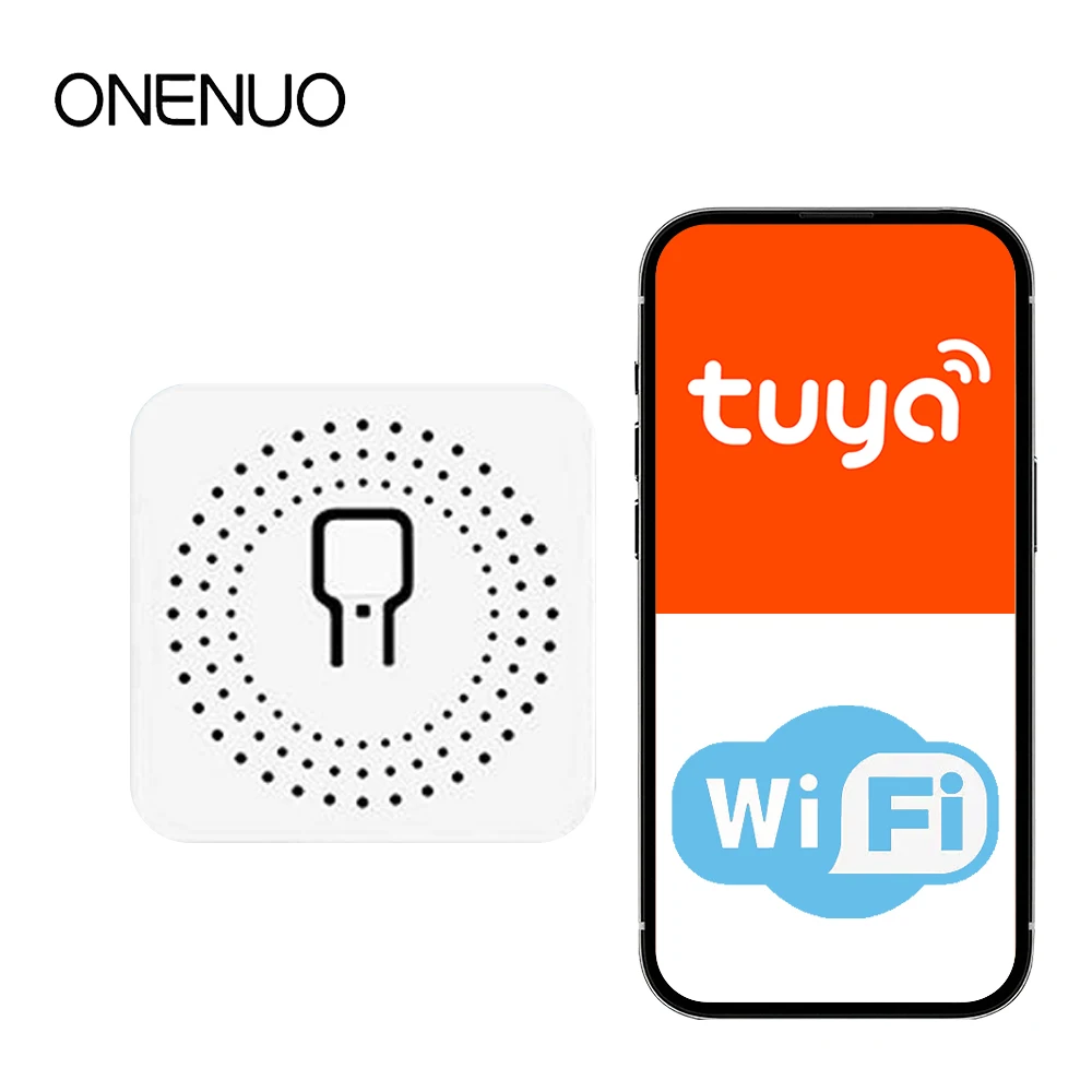 

16A WiFi Switch DIY 2-way Control Relay linkage Alexa/Google Home creates automated home scene Tuya APP remote Timing Control