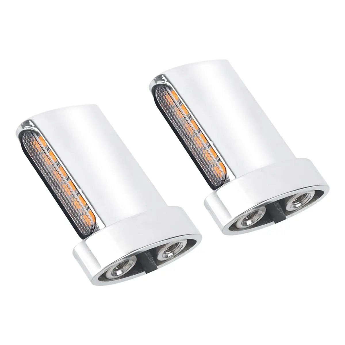 AA19 Motorcycle Turn Signals Rear LED Lights Mini Indicators Blinkers Lamp for Sportster XL1200 883 Touring Softail