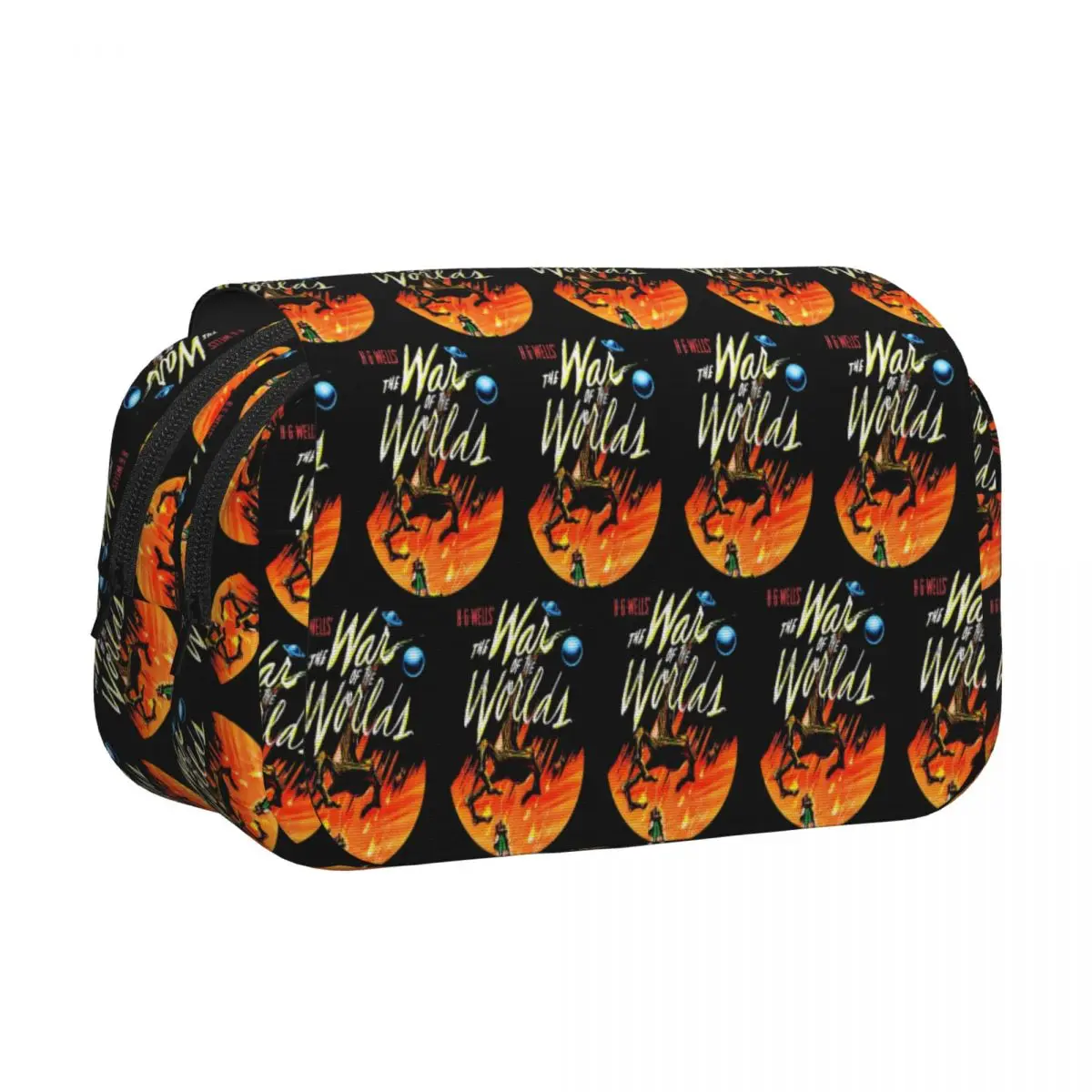 War Of The Worlds Pencil Case Pencil Pouch Hard Shell Leather Large Storage Pen Box Pencil Bag for Students Gifts