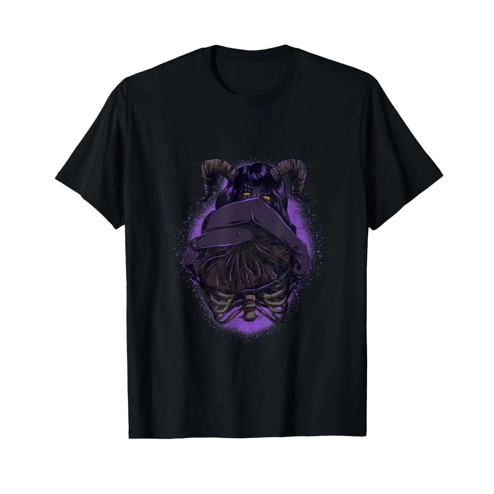 Emo Aesthetic Gothic Clothes Witchcraft Devil Goth Girl T Shirt vintage Washed streetwear Stretched Breathable Soft