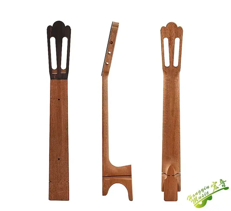 HUATOOL Solid Ebony Fingerboard Classical Guitar Neck Blank Peach Core Wood Spanish Step Heel Luthier DIY Parts